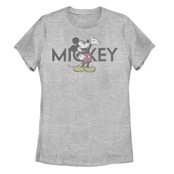 Детская винтажная футболка с рисунком Микки Мауса Disney's и портретом Licensed Character