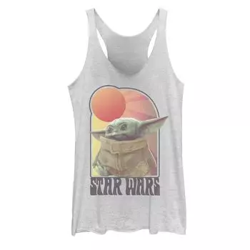 Детская винтажная майка с графическим логотипом Star Wars The Mandalorian The Child Licensed Character