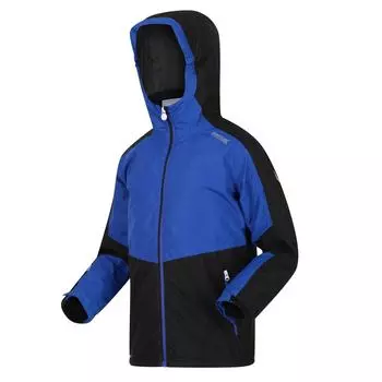 Детская водонепроницаемая походная куртка Beamz - темно-синий/черный REGATTA, синий кобальт