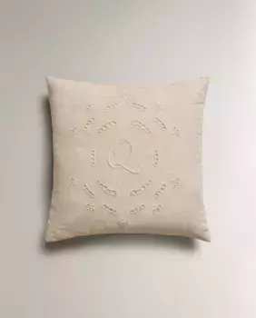 Детская вышитая начальная подушечка Zara Home, Letter Q