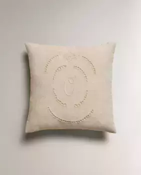 Детская вышитая начальная подушечка Zara Home, Letter O