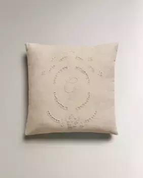 Детская вышитая начальная подушечка Zara Home, Letter G