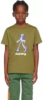 Детская зеленая футболка Creepers Brain Dead