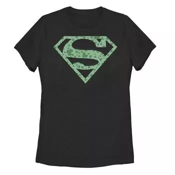 Детская зеленая футболка с логотипом Superman оттенка клевера Licensed Character