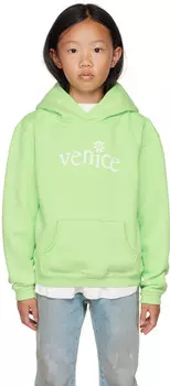 Детская зеленая толстовка с капюшоном Venice ERL