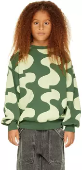 Детская зеленая толстовка с воздушными шарами Main Story