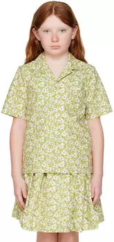 Детская желтая рубашка Bonpoint Steve