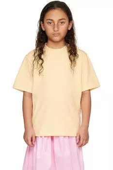 Детская желтая вышитая футболка CRLNBSMNS