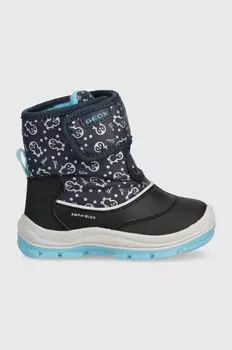 Детская зимняя обувь B263WG 0BCMN B FLANFIL B ABX Geox, темно-синий