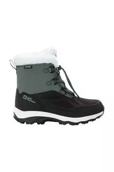 Детская зимняя обувь Jack Wolfskin VOJO SHELL XT TEXAPORE MID, зеленый