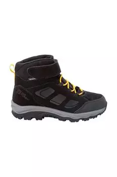 Детская зимняя обувь VOJO LT TEXAPORE MID Jack Wolfskin, черный