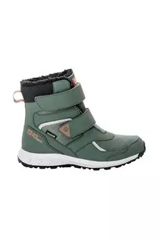 Детская зимняя обувь WOODLAND WT TEXAPORE HIGH VC Jack Wolfskin, бирюзовый