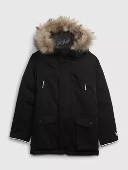Детская зимняя парка Gap, черный