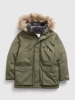 Детская зимняя парка Gap, зеленый