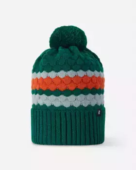 Детская зимняя шапочка Пампула Reima, цвет Deeper Green