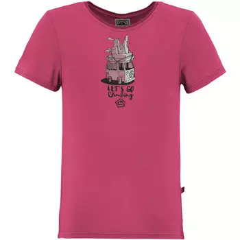 Детская золотая футболка E9, розовый