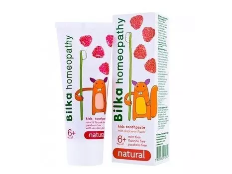 Детская зубная паста +6 (Blikahomeopathy, 50 мл, без ментола, без фтора, Болгария) Inna marka