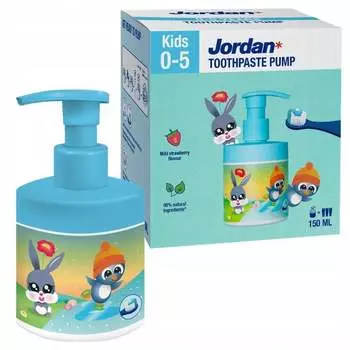 Детская зубная паста Jordan - KIDS 0-5 лет 150 мл со вкусом клубники