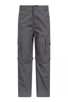 Детские активные брюки-трансформеры Mountain Warehouse, серый