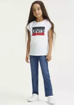 Детские эластичные джинсы Levi's "711 SKINNY FIT JEANS", для ДЕВОЧЕК Levi'S Kids, синий