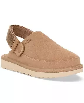 Детские балетки Goldenstart Slingback Clog Flats UGG®, коричневый/бежевый