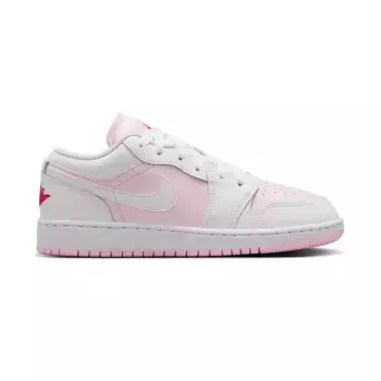 Детские баскетбольные кроссовки Air Jordan 1 Low Jordan, розовый/белый