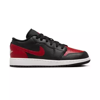 Детские баскетбольные кроссовки Air Jordan 1 Low Jordan, черный/красный