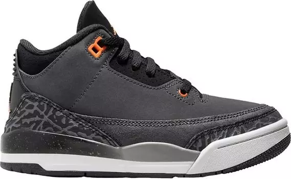 Детские баскетбольные кроссовки Air Jordan для дошкольников Jordan 3 Retro, мультиколор