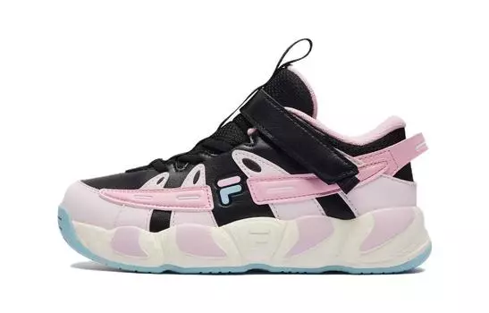 Детские баскетбольные кроссовки FILA Croissant BP, Pink/ Black