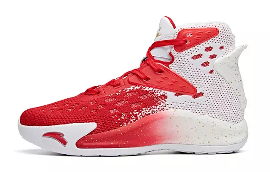 Детские баскетбольные кроссовки GS High-top красные/белые Anta Kids