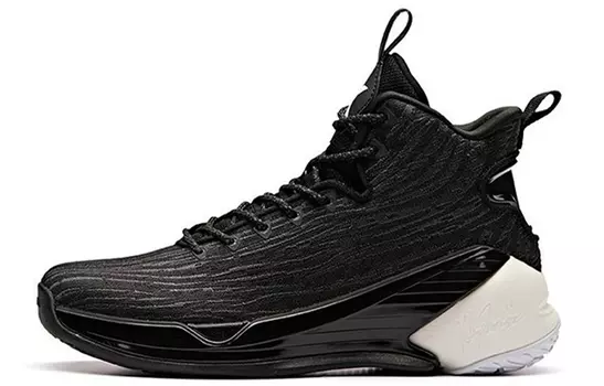 Детские баскетбольные кроссовки GS High-top черные/белые Anta Kids