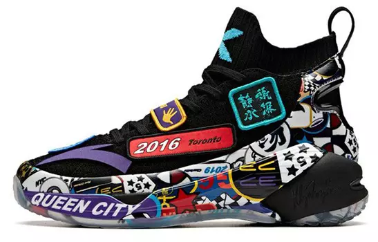 Детские баскетбольные кроссовки GS High-top Black Anta Kids