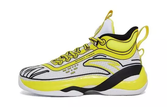 Детские баскетбольные кроссовки GS High-top Anta белые/желто-желтые/черные Anta Kids