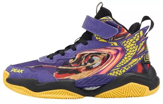 Детские баскетбольные кроссовки GS High-top Magic Purple Peak