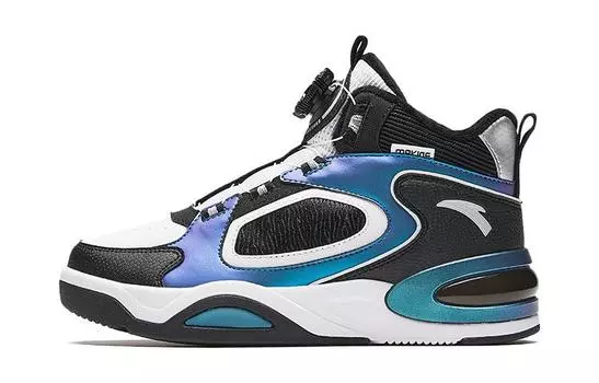 Детские баскетбольные кроссовки GS Low-top University Blue/Black/White Anta Kids, синий