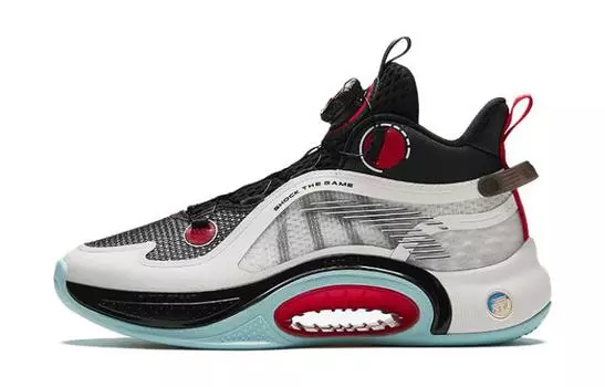 Детские баскетбольные кроссовки GS Low-top белые/черные Anta Kids, белый/черный