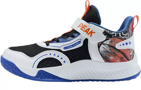 Детские баскетбольные кроссовки GS Low-top White Peak, черный