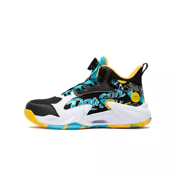 Детские баскетбольные кроссовки GS Low-top Black Xtep, синий