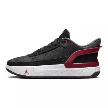 Детские баскетбольные кроссовки GS Low-top черные, серые, белые, красные Jordan, черный/серый/белый/красный