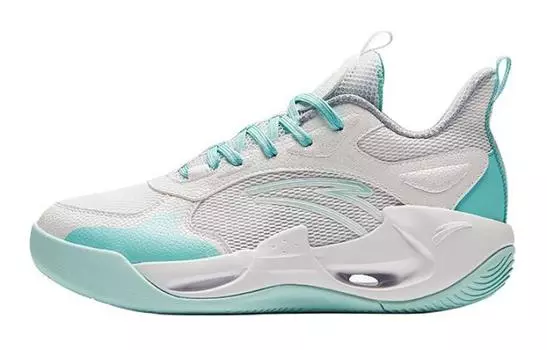 Детские баскетбольные кроссовки GS Low-top белые/синие Anta Kids, синий/белый