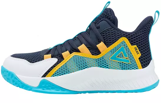 Детские баскетбольные кроссовки GS Low-top темно-синие Peak