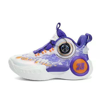 Детские баскетбольные кроссовки GS Low-top Camkids, белый/черный