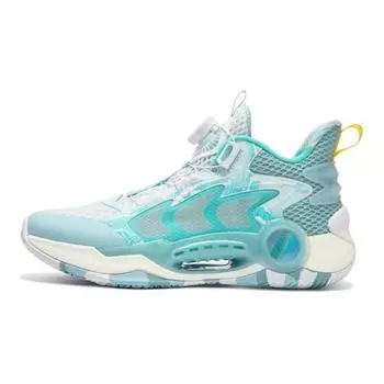 Детские баскетбольные кроссовки GS Low-top Синие/Белые Xtep, синий/белый