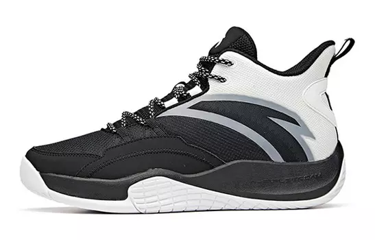 Детские баскетбольные кроссовки GS Mid-top черные/белые Anta Kids