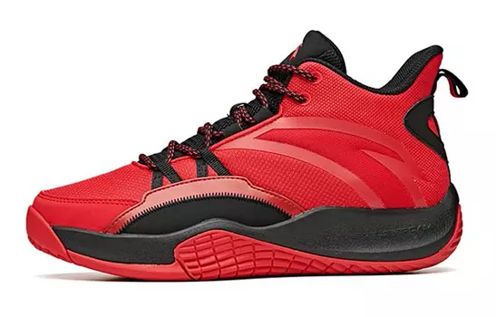 Детские баскетбольные кроссовки GS Mid-top University Red/Black Anta Kids