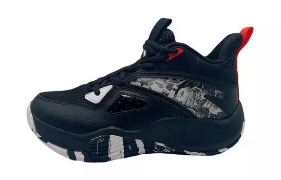 Детские баскетбольные кроссовки GS Mid-top черные/красные Anta Kids