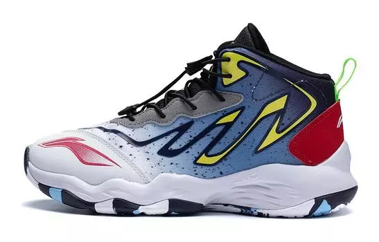 Детские баскетбольные кроссовки GS Mid-top Синие/Черные Lining Young