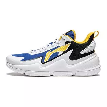 Детские баскетбольные кроссовки GS Mid-top Синие/Черные Lining Young, синий