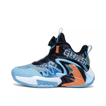 Детские баскетбольные кроссовки GS Mid-top Big Wasp, белый/зеленый