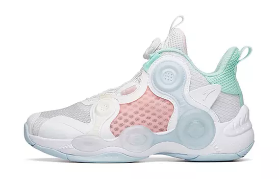 Детские баскетбольные кроссовки GS Mid-top ANTA Белый/Пресноводный зеленый Anta Kids